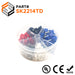 22 to 14 AWG Insulated Twin Wire Ferrules Mini Kit, 250 Pieces, Series D - SK2214TD - Ferrules Direct