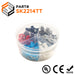 22 to 14 AWG Insulated Twin Wire Ferrules Mini Kit, 250 Pieces, Series T - SK2214TT - Ferrules Direct