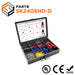 24 to 6 AWG Single Insulated Heavy Duty Wire Ferrule Assortment Kit, 4500 Pieces, Series D -  SK2406HD-D - Ferrules Direct