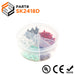24 to 18 AWG Single Insulated Wire Ferrules Mini Kit, 500 Pieces, Series D - SK2418D - Ferrules Direct
