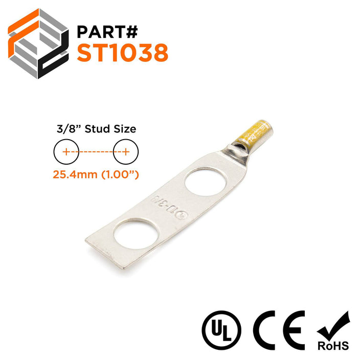 ST1038 - Compression Lug - 3/8" Stud Size