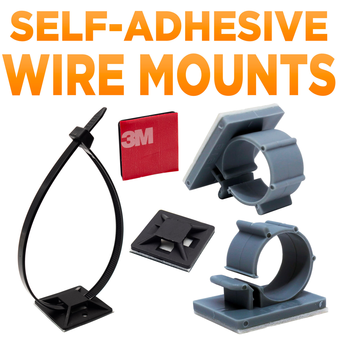 Self-Adhesive Tie Mounts