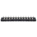 Barrier Strip Terminal Block, Terminal Strip, 12 Pole, Double Row, 15A, 300V, UL Approved - TB14-12P - Ferrules Direct