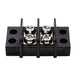 Barrier Strip Terminal Block, Terminal Strip, 2 Pole, Double Row, 15A, 300V, UL Approved - TB14-2P - Ferrules Direct