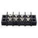 Barrier Strip Terminal Block, Terminal Strip, 4 Pole, Double Row, 15A, 300V, UL Approved - TB14-4P - Ferrules Direct
