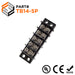 Barrier Strip Terminal Block, Terminal Strip, 5 Pole, Double Row, 15A, 300V, UL Approved - TB14-5P - Ferrules Direct