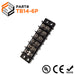 Barrier Strip Terminal Block, Terminal Strip, 6 Pole, Double Row, 15A, 300V, UL Approved - TB14-6P - Ferrules Direct