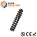 Barrier Strip Terminal Block, Terminal Strip, 10 Pole, Double Row, 20A, 300V, UL Approved - TB18-10P - Ferrules Direct