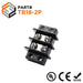 Barrier Strip Terminal Block, Terminal Strip, 2 Pole, Double Row, 20A, 300V, UL Approved - TB18-2P - Ferrules Direct