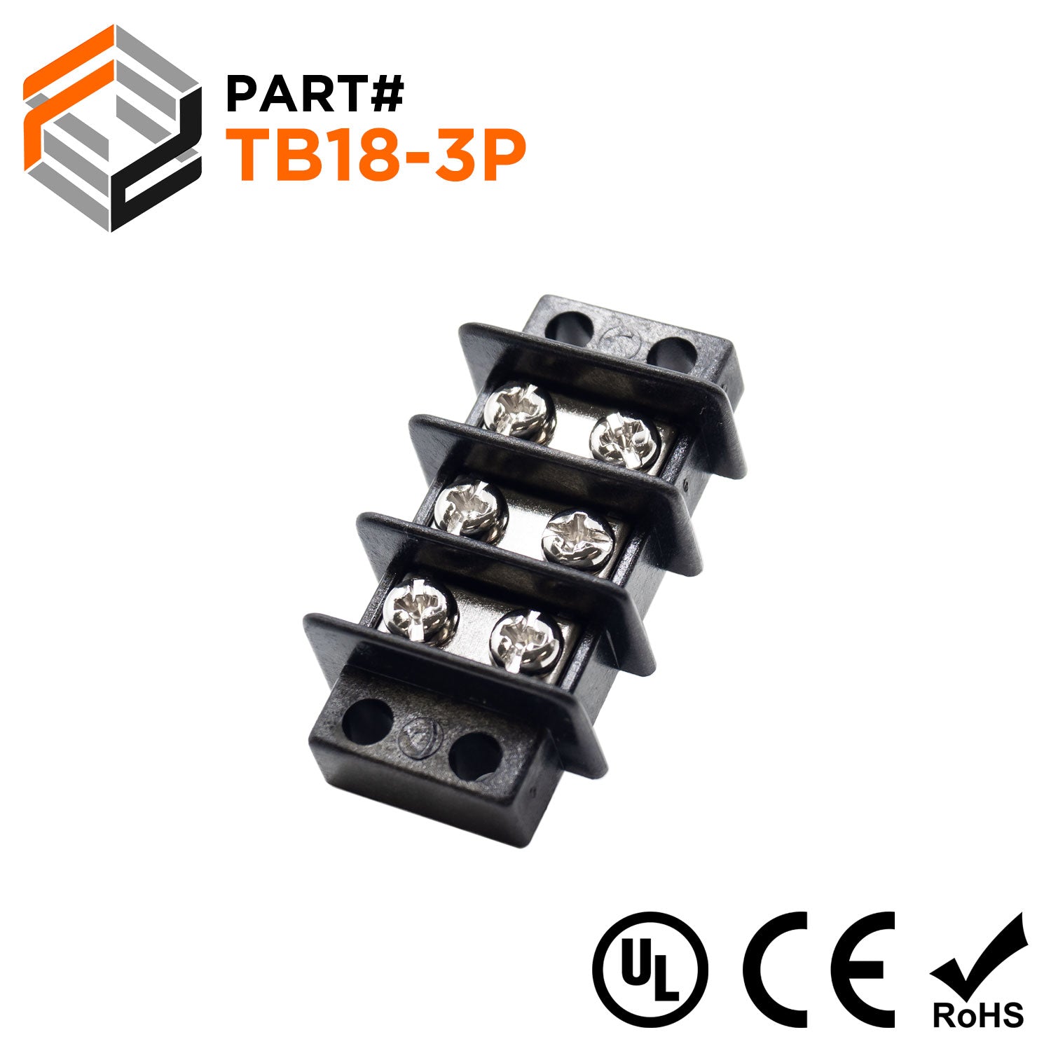 Sato Parts L-3552-4P 4 Position Phenolic Terminal Strip - Electrical Connection Block