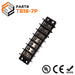 Barrier Strip Terminal Block, Terminal Strip, 7 Pole, Double Row, 20A, 300V, UL Approved - TB18-7P - Ferrules Direct