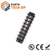 Barrier Strip Terminal Block, Terminal Strip, 8 Pole, Double Row, 20A, 300V, UL Approved - TB18-8P - Ferrules Direct