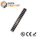 Barrier Strip Terminal Block, Terminal Strip, 14 Pole, Double Row, 30A, 300V, UL Approved - TB21-14P - Ferrules Direct