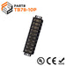 TB78-10P - 10-Pole Double Row Terminal Strip - 20A/300V - Ferrules Direct