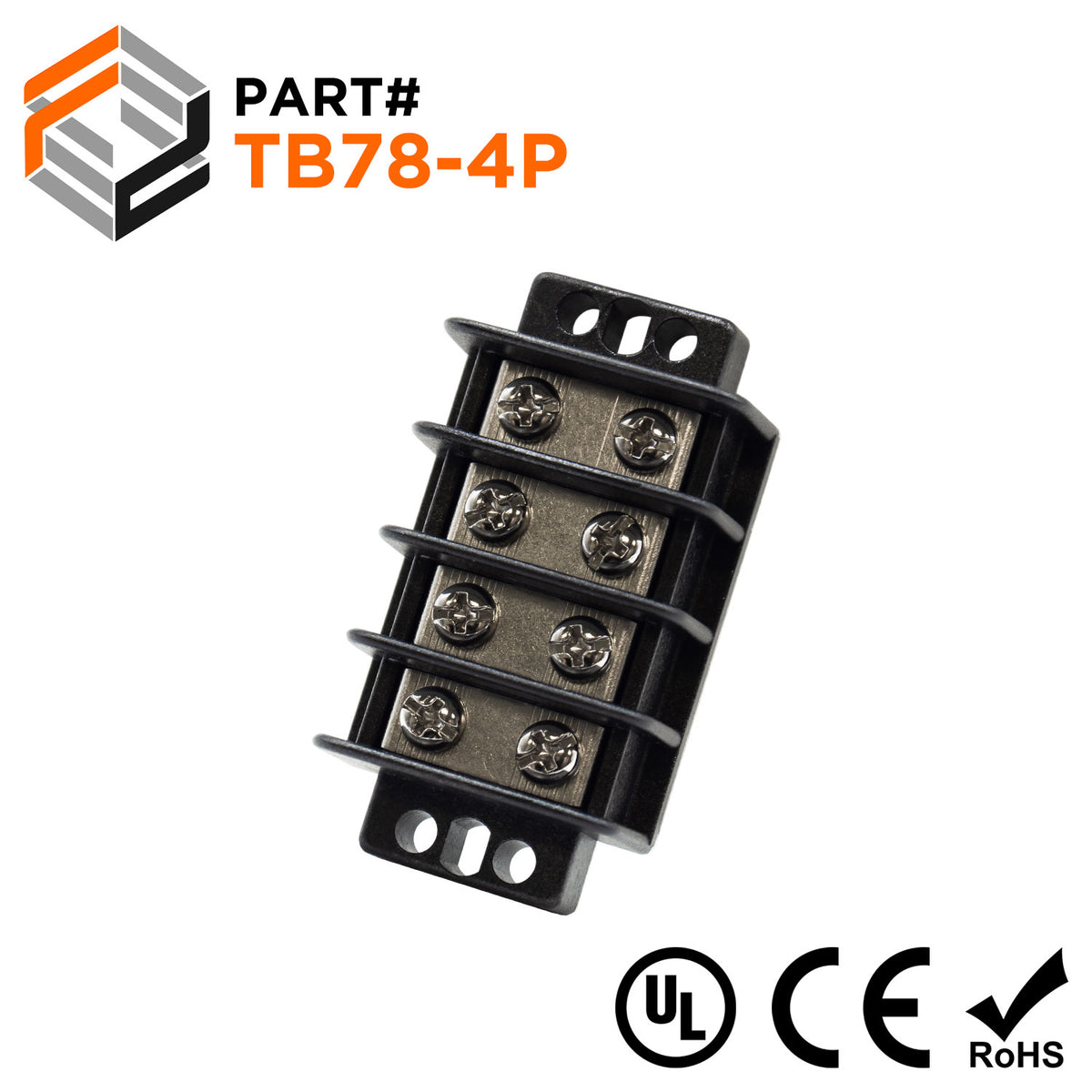 tbg plattformpedale sc-b678 TB78-4P - 4-Pole Double Row Terminal Strip