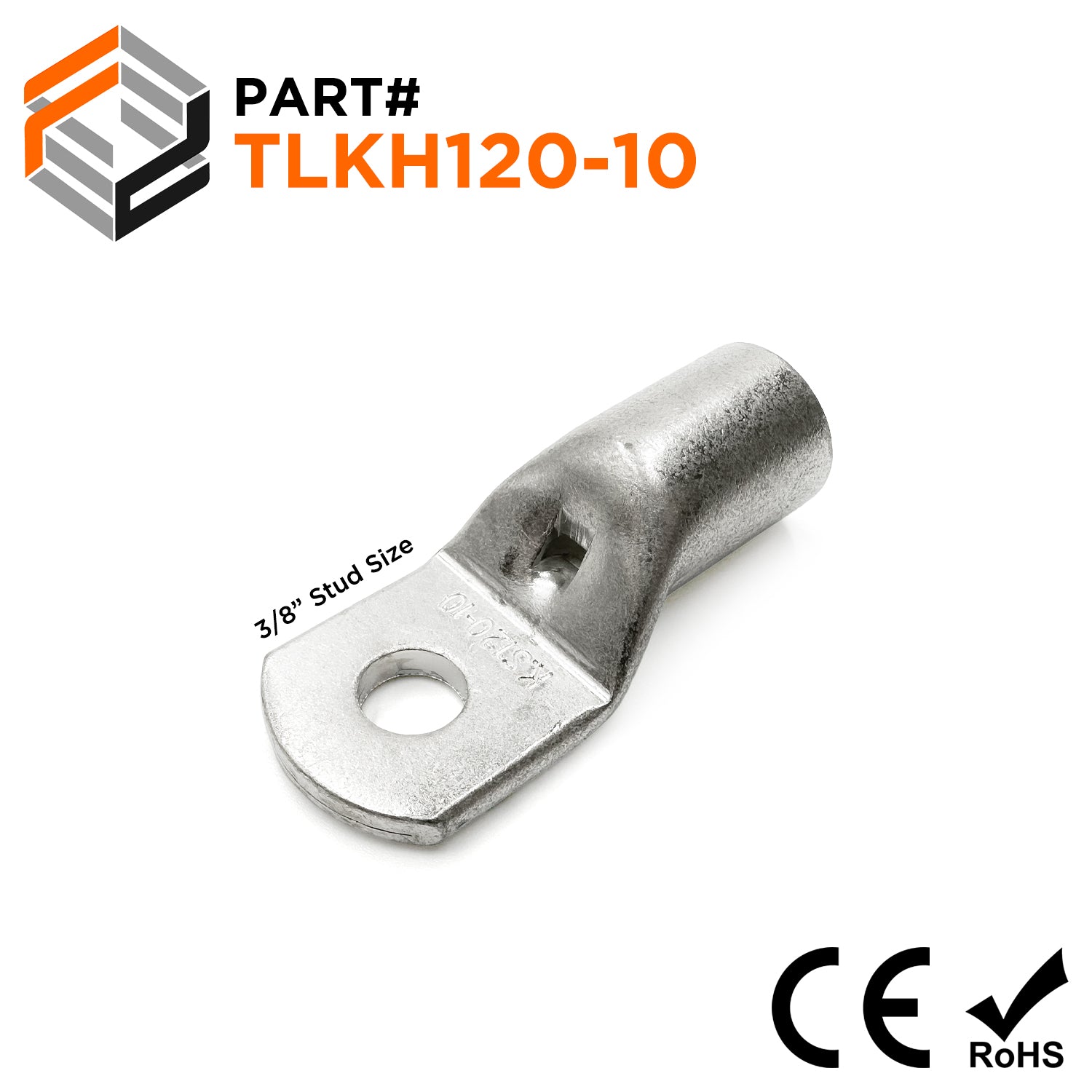 TLKH120-10 - Compression Lugs TLKH Series - 4/0AWG, 10 Pieces