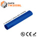 2" Thin Wall Heat Shrink Tubing, 2:1 Shrink Ratio, Blue, Sold Per Foot - TW200BL - Ferrules Direct