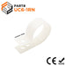 UC6-1RN - 2-Hole Strap Type Cable Clamps - 43.4 x 12mm (1.71 x 0.47") - Natural - 100 Pieces - Ferrules Direct