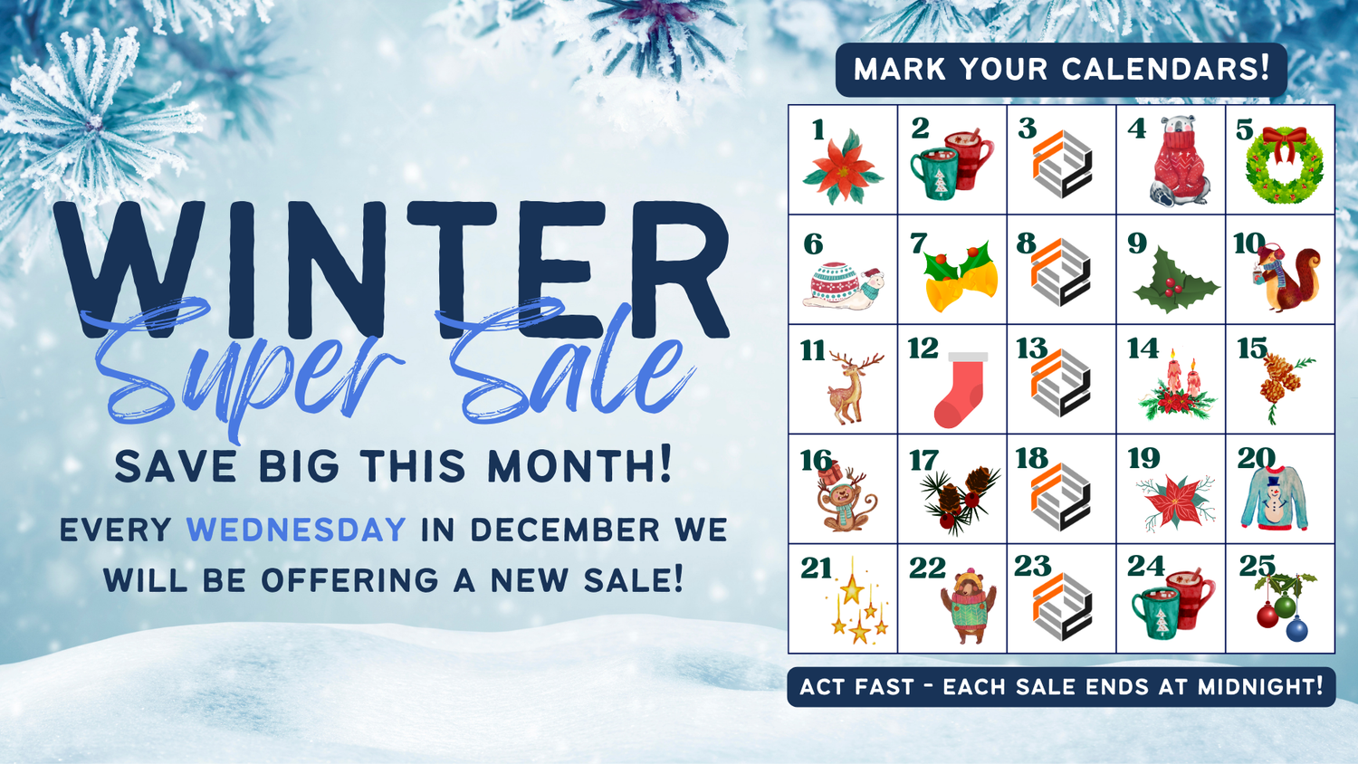 Winter Super Sale is HERE
