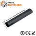 Double Wall Heat Shrink Tubing - 1 1/4" - 3:1 Shrink Ratio - Black - Ferrules Direct