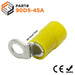 90D5-4SA - 90° Nylon Insulated Ring Terminals - 12-10 AWG - #8 Stud - Ferrules Direct