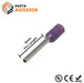 AD02508 - 24 AWG (8mm Pin) Insulated Ferrules - Purple - Ferrules Direct