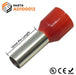 AD100012 - 8 AWG (12mm Pin) Insulated Ferrules - Red - Ferrules Direct