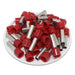 AD100015 - 8 AWG (15mm Pin) Insulated Ferrules - Red - Ferrules Direct