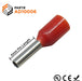 AD10006 - 18AWG (6mm Pin) Insulated Ferrules - Red - Ferrules Direct