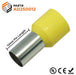 AD250012 - 4 AWG (12mm Pin) Insulated Ferrules - Yellow - Ferrules Direct