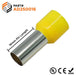 AD250016 - 4 AWG (16mm Pin) Insulated Ferrules - Yellow - Ferrules Direct