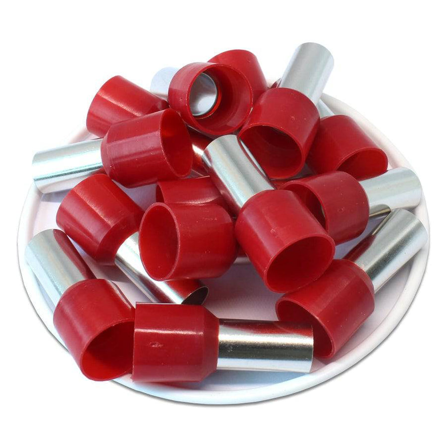 AD350016 - 2 AWG Single Insulated Wire Ferrules, 16mm Pin, Red, UL ...