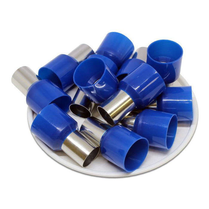 AD500012 - 1 AWG Single Insulated Wire Ferrules, 12mm Pin, Blue, UL ...