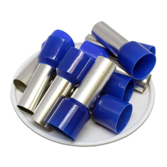 AD500025 - 1 AWG (25mm Pin) Insulated Ferrules - Blue - Ferrules Direct