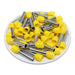 AD60018 - 10 AWG (18mm Pin) Insulated Ferrules - Yellow - Ferrules Direct