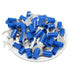 ANYB2-6 - Nylon Insulated Fork Terminals - 16-14 AWG - Blue - 1/4" Stud - Ferrules Direct