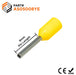 AS05008YE - 22 AWG (8mm Pin) Insulated Ferrules - Yellow - Special Color - Ferrules Direct