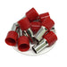 AS560022 - 0 & 1/0 AWG Insulated Ferrule - 22mm Red - Ferrules Direct