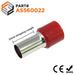 AS560022 - 0 & 1/0 AWG Insulated Ferrule - 22mm Red - Ferrules Direct