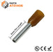 AT01406 - 26 AWG (6mm Pin) Insulated Ferrules - Brown - Ferrules Direct