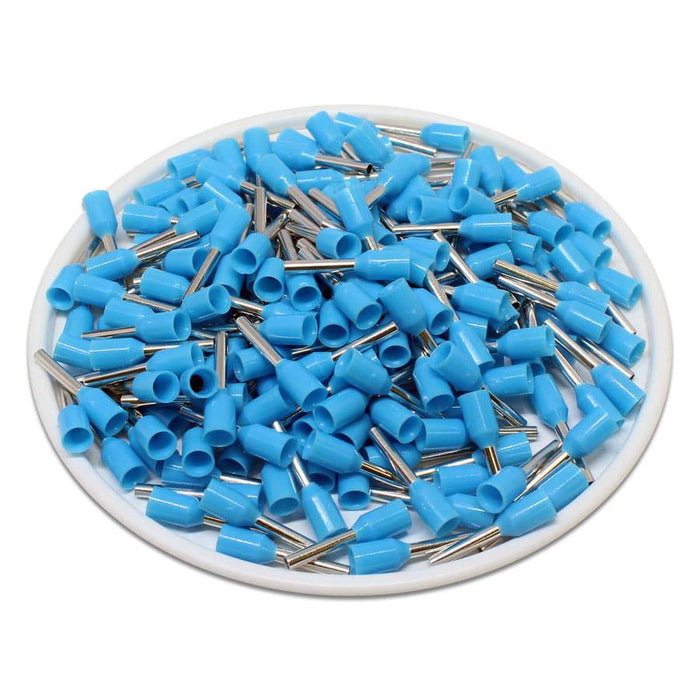 AT07508 - 20 AWG (8mm Pin) Insulated Ferrules - Blue - Ferrules Direct
