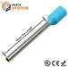 AT07518 - 20 AWG (18mm Pin) Insulated Ferrules - Blue - Ferrules Direct