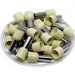 AT130018 - True 6 AWG (18mm Pin) Insulated Ferrules - White - Ferrules Direct