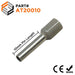 AT20010 - True 14 AWG (10mm Pin) Insulated Ferrules - Gray - Ferrules Direct
