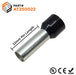 AT250022 - 4 AWG (22mm Pin) Insulated Ferrules - Black - Ferrules Direct