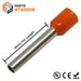 AT40018 - 12 AWG (18mm Pin) Insulated Ferrules - Orange - Ferrules Direct