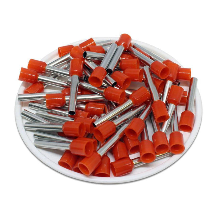 AT40018 - 12 AWG Insulated Wire Ferrules, 18mm Pin, Orange, UL ...