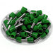 AT60012 - 10 AWG (12mm Pin) Insulated Ferrules - Green - Ferrules Direct