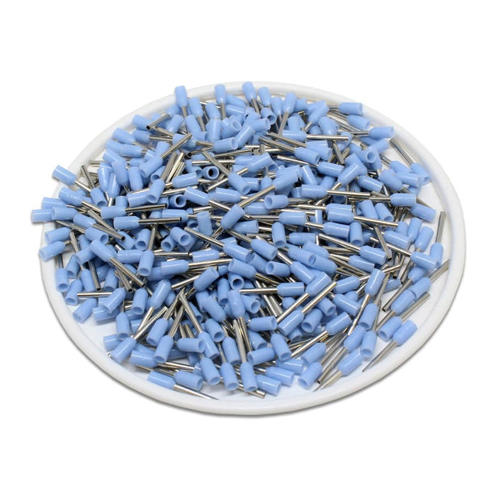AW02508 - 24 AWG (8mm Pin) Insulated Ferrules - Light Blue | Ferrules ...