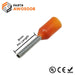AW05008 - 22 & 20 AWG Insulated Wire Ferrules, 8mm Pin, Orange, UL ...